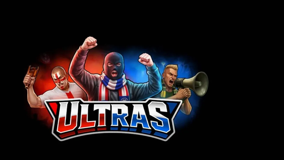 Tampilan visual slot Ultras dengan tema hooliganisme sepak bola